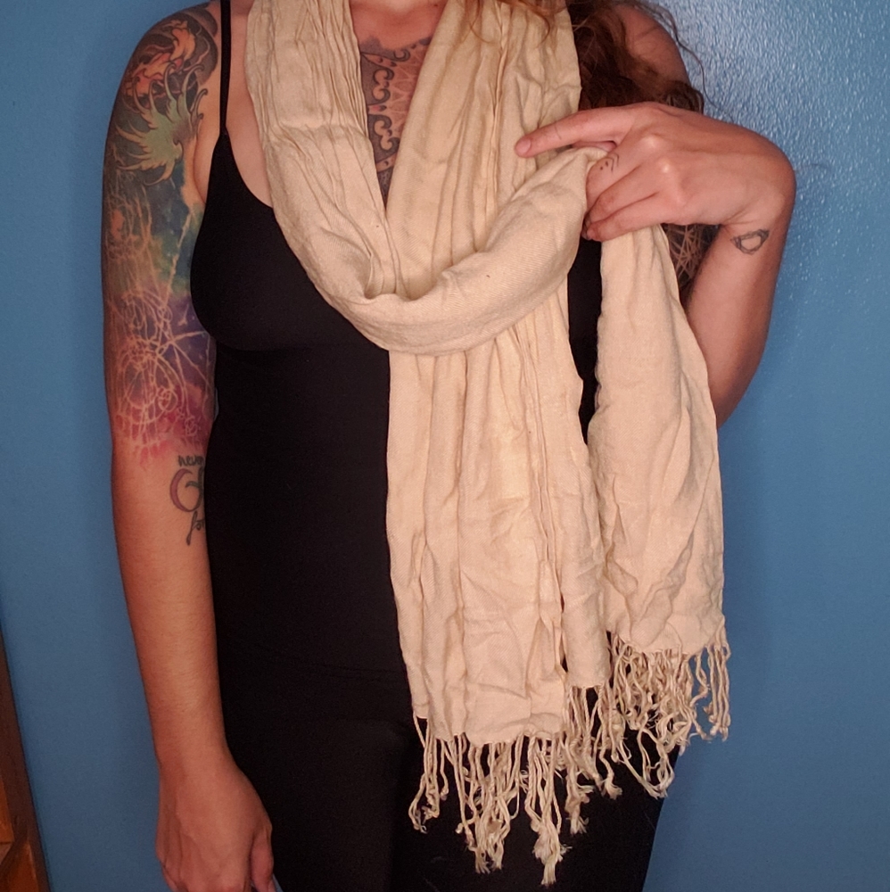 Cream Colored Scarf